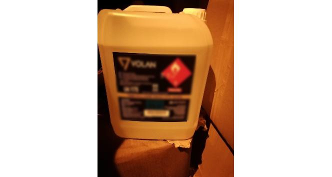 Otomobilde 760 litre etil alkol ele geçirildi