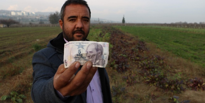 Tarlasında buldu, şaşkınlıktan ne yapacağını bilemedi!