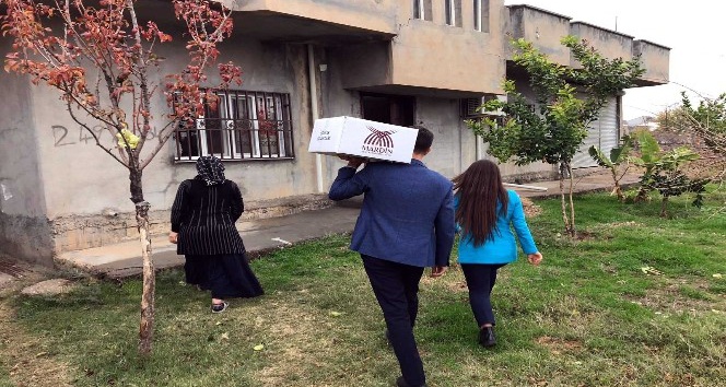 Mardin’de ihtiyaç sahibi ailelere gıda yardımı