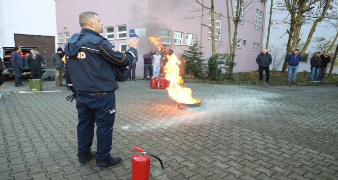 Bartın Üniversitesi’nde yangın ve tahliye tatbikatı yapıldı