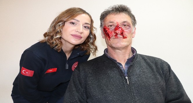 112 tatbikatlarının vazgeçilmez ’makyaj ustası’