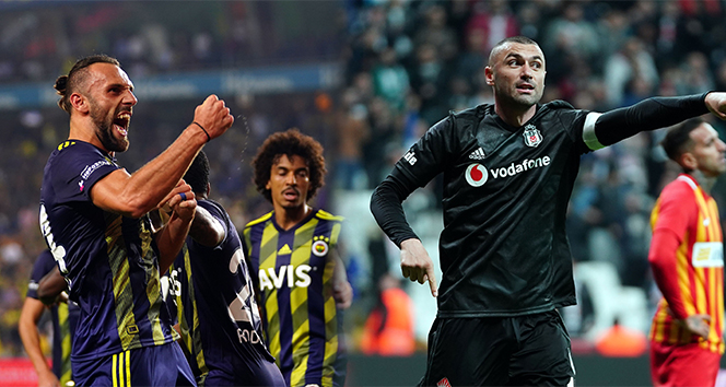 Fenerbahçe’de Vedat, Beşiktaş’ta Burak