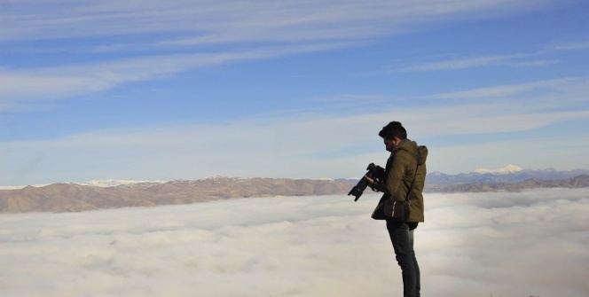 Sis görsel şölen sundu, fotoğraf tutkunları Harput'a geldi