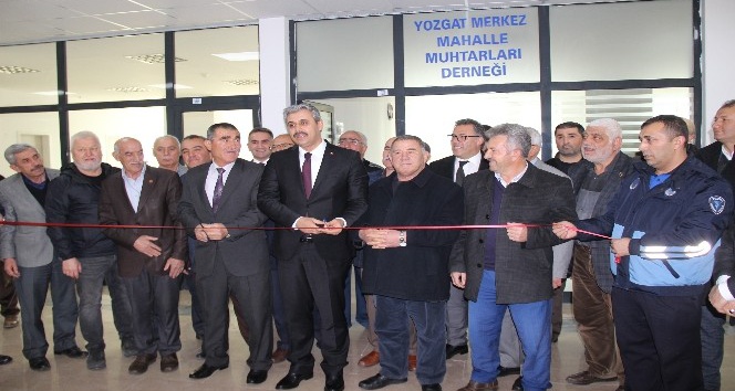 Yozgat Belediyesi’nden muhtarlara yeni yer
