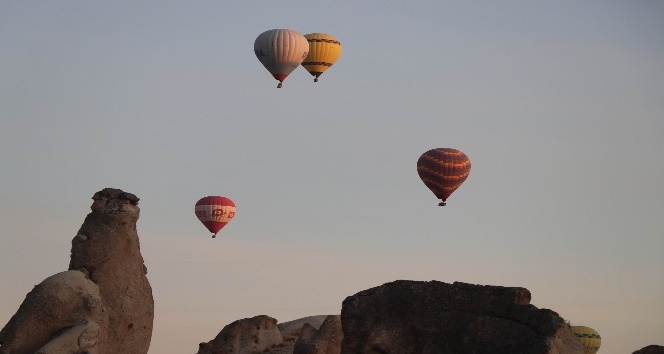 Kapadokya’da balon turları iptal edildi