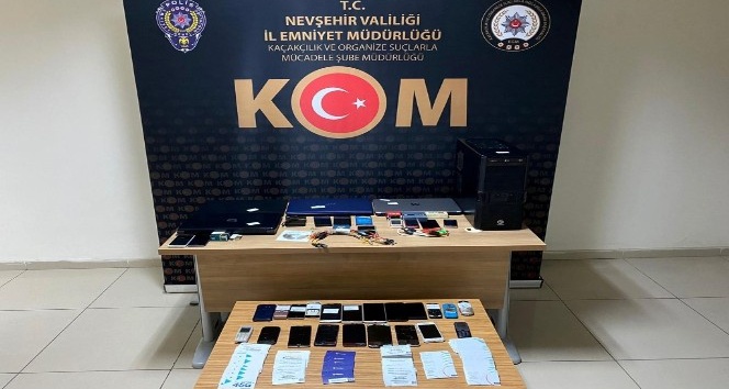 Nevşehir’de kaçak cep telefonu operasyonu düzenlendi