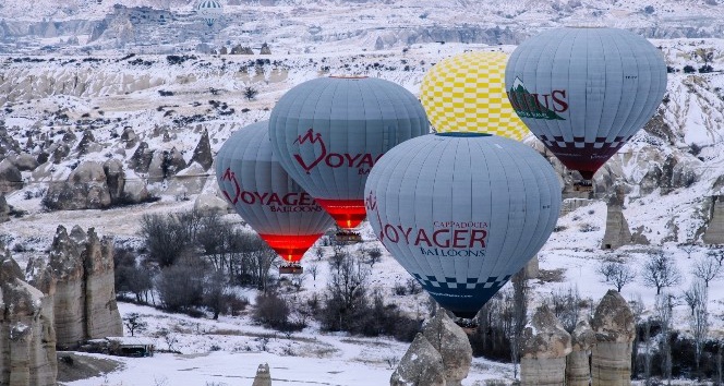 Kapadokya’da balonlar 6 günün ardından havalandı