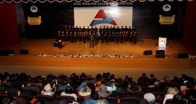 Ağrı İbrahim Çeçen Üniversitesi’nde polifonik koro konseri düzenlendi