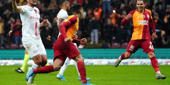 Galatasaray Antalyaspor maçından kareler