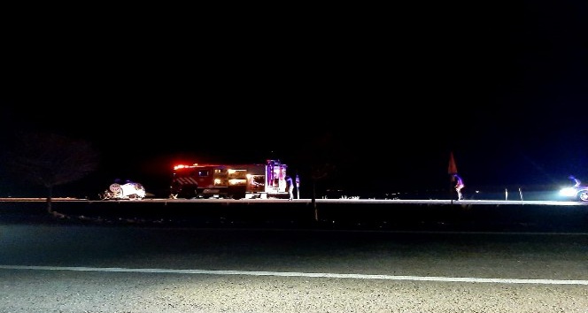 Ankara-Kayseri karayolunda otomobil takla attı: 1 yaralı
