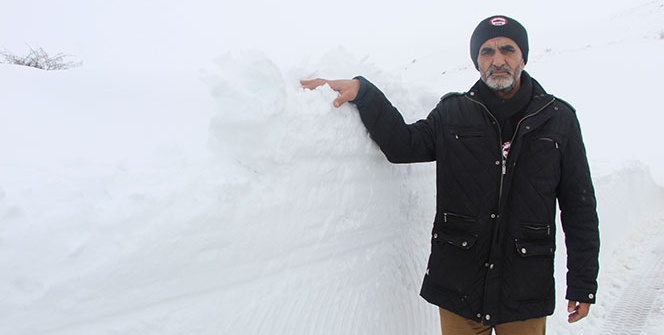 Kar kalınlığı 1 metreyi geçti