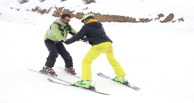 Küpkıran’da kayak sezonu açıldı
