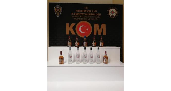 Kırşehir’de,  sahte içki operasyonu: 1 gözaltı