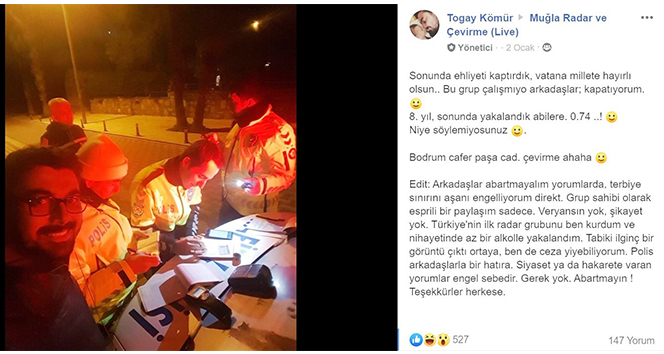 Trafik cezası yememek için gurup kurdu, 8 yıl sonra ehliyetini kaptırdı