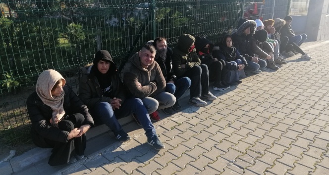 Çanakkale'de 43 kaçak göçmen yakalandı!