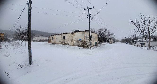 Malkara ve Şarköy’de kar yağışı