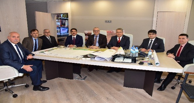 Başkanlar imar planları için buluştu