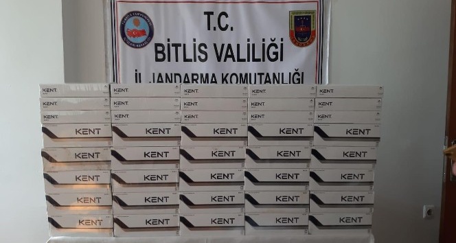 Bitlis’te 2 bin 830 paket kaçak sigara ele geçirildi