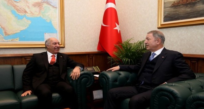 Bakan Akar, Irak Ankara Büyükelçisi Janabi’yi kabul etti