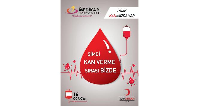 Özel Medikar Hastanesi kan bağışına destek verecek