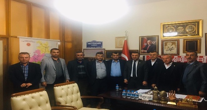 Nevşehir Ziraat Odası Başkanları, Açıkgöz’ü ziyaret etti