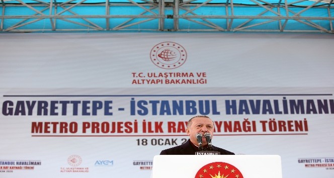 Cumhurbaşkanı Erdoğan: &quot;Havalimanı Gayrettepe arasında ulaşım 35 dakikada sağlanacak&quot;