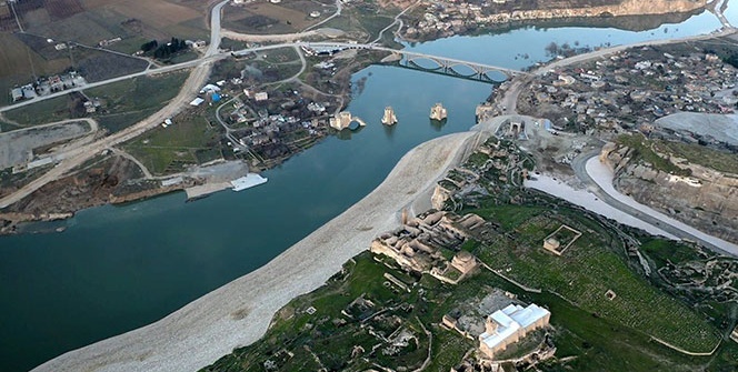 Hasankeyf’te sular yükselmeye başladı