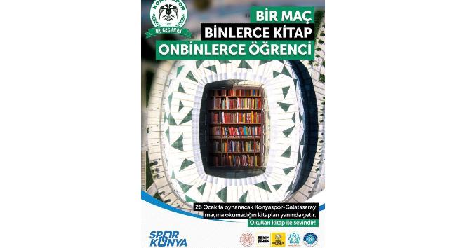 Konya’da “1 Maç, Binlerce Kitap, On Binlerce Öğrenci” kampanyasına destek çağrısı