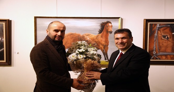 ‘Atların Rüyası’ adlı resim sergisi OSM’de açıldı