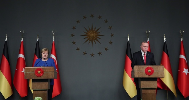 Cumhurbaşkanı Erdoğan ve Merkel&#039;den ortak açıklama