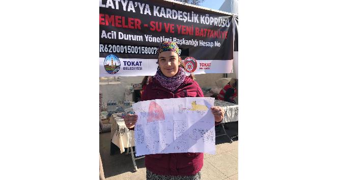 Depremzede çocuklara takılarını gönderdi