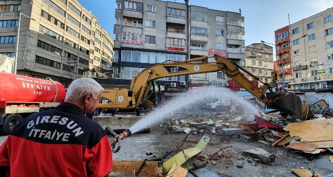 Bulancak durağı ve şehir girişi projesi için ilk kazma vuruldu