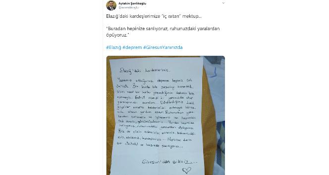 Yardım paketinden çıkan not duygulandırdı: ’Ruhunuzdaki yaralardan öpüyoruz”