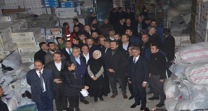 TOBB Başkanı Hisarcıklıoğlu: &quot;Deprem bölgesine 99 tır yardım yaptık&quot;