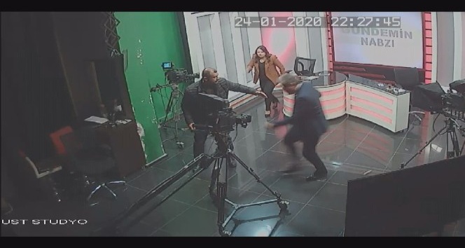 Milletvekili Çakır depreme televizyon stüdyosunda yakalandı