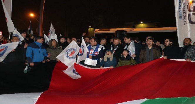 Ankara’da STK ve vatandaşlardan ABD Başkanı’na tepki