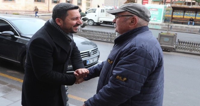 Belediye Başkanı Rasim Arı, esnaf ziyaretlerinde bulundu