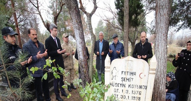 Şehit asker şehadetinin yıl dönümünde anıldı