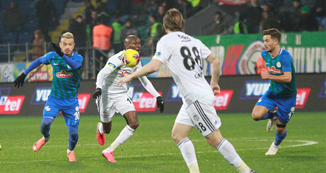Sergen Yalçın ile Beşiktaş, Rize'den 3 puanla döndü