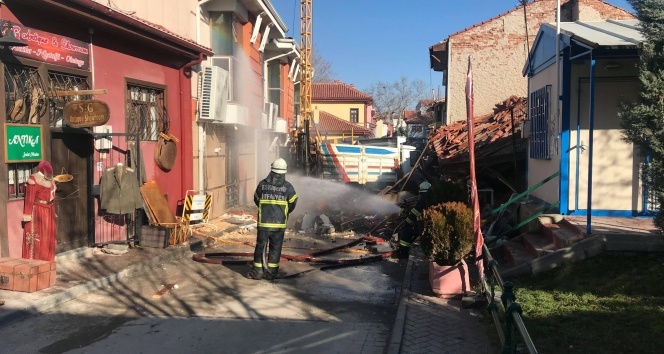 Eskişehir'de doğalgaz patlaması