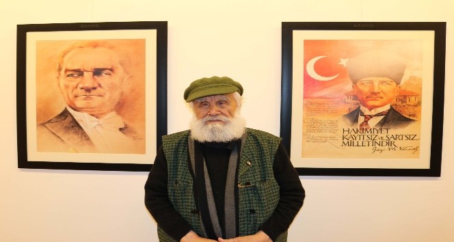 Etem Çalışkan’ın “Atatürk portreleri” sergisi