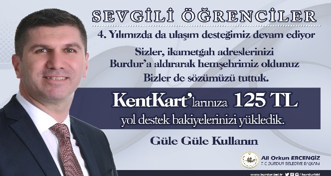 Başkan Ercengiz’den öğrencilere ulaşım desteği