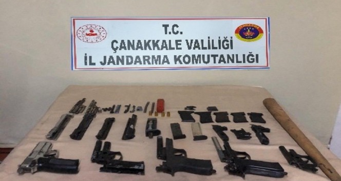 Çanakkale’de uyuşturucu ve silah ticareti operasyonu