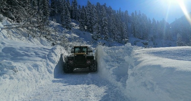 Trabzon’da kar temizleme çalışmaları sürüyor