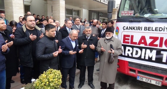 Çankırı Belediyesi’nden Elazığ ve Malatya’ya destek