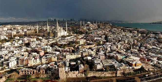 İstanbul beyaza büründü