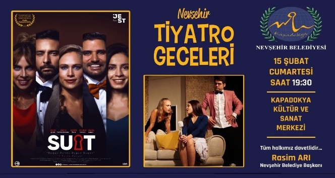 “Suit” iddialı oyuncu kadrosuyla Nevşehir’de sahnelenecek