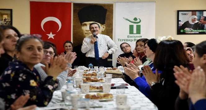 Başkan Ataç, bilgilendirme toplantısında çok sayıda kadınla buluştu