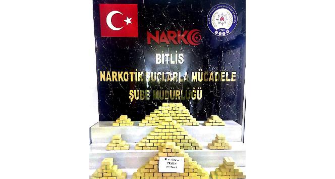 Bitlis’te 92 kilo uyuşturucu ele geçirildi