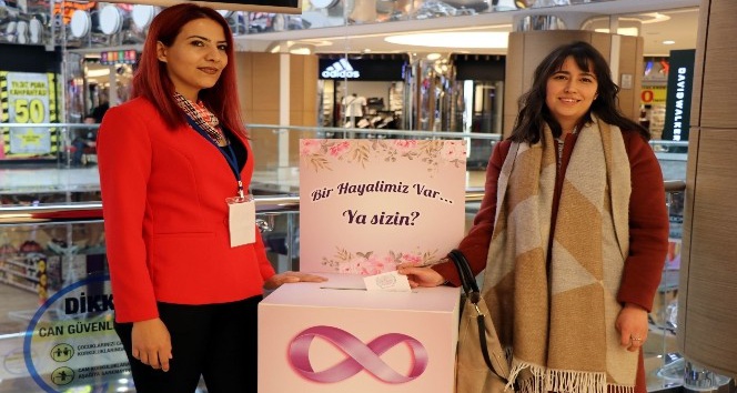 Kadınlar hayallerini “Hayal Kutularına” yazdı